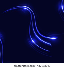 Abstract colorful abstraction background wave blue