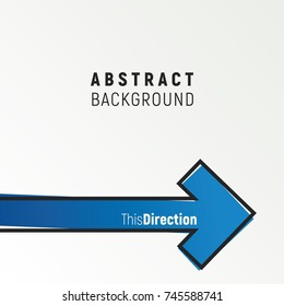 Abstract colorful arrow background.