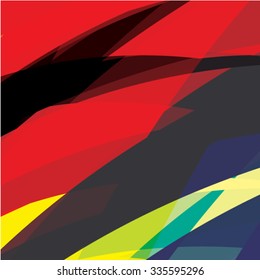 Abstract colorful artistic background. Composition with colored stripes. Vector illustration. Can be used for presentations, backgrounds, invitations, business brochures.
