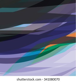 Abstract colorful artistic background. Composition with colored stripes. Vector illustration. Can be used for presentations, backgrounds, invitations, business brochures.