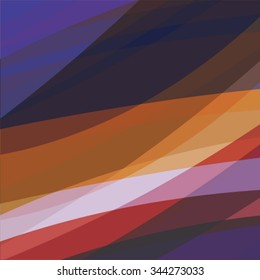 Abstract colorful artistic background. Composition with colored stripes. Vector illustration. Can be used for presentations, backgrounds, invitations, business brochures.
