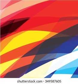 Abstract colorful artistic background. Composition with colored stripes. Vector illustration. Can be used for presentations, backgrounds, invitations, business brochures.