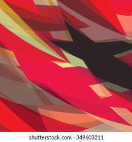 Abstract colorful artistic background. Composition with colored stripes. Vector illustration. Can be used for presentations, backgrounds, invitations, business brochures.