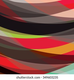 Abstract colorful artistic background. Composition with colored stripes. Vector illustration. Can be used for presentations, backgrounds, invitations, business brochures.