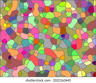Abstract and colorful artistic pattern