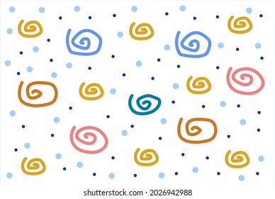 Resumen de patrones coloridos y artísticos 