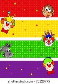 abstract colorful artwork background for fools day celebration