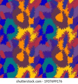 Abstrakte farbige Kunstwerke mit abstraktem Geometriemuster