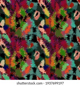 Abstract colorful artwork with abstract geometry pattern