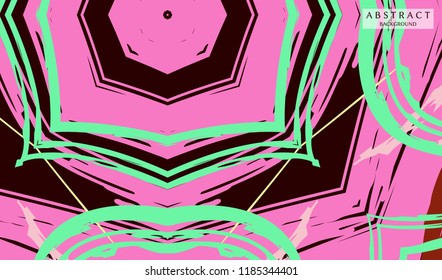 Abstract colorful asymmetric pattern. Hand drawn grunge background.  Digital brushstrokes painted texture. Contemporary modern art for book cover, card, flyer, banner, poster, brochure, booklet page