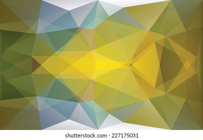 Abstract colorful autumn vector background of the set of triangles