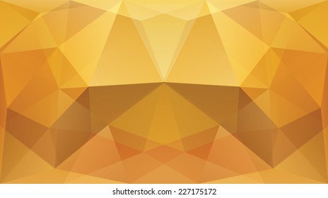 Abstract colorful autumn vector background of the set of triangles