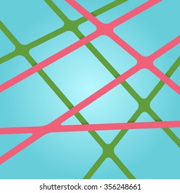 Abstract colorful backdrop. Abstract colorful backdrop with overlapping lines.