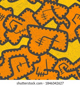 Abstract colorful backdrop with seamless creative pattern