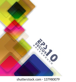 Resumen de fondo colorido.