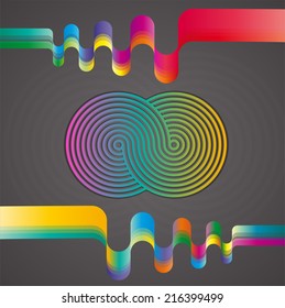 Abstract colorful background.