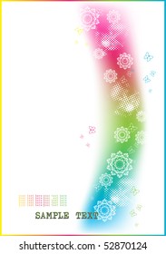 Abstract colorful background.