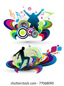 abstract colorful background.