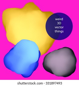 Abstract colorful background with 3d low poly faceted forms. eps 10 vector.