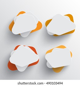 Abstract colorful background for advertising, vector illustration