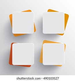 Abstract colorful background for advertising, vector illustration