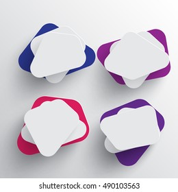 Abstract colorful background for advertising, vector illustration