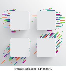Abstract colorful background for advertising, vector illustration