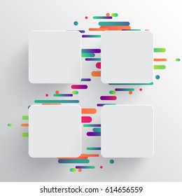 Abstract colorful background for advertising, vector illustration