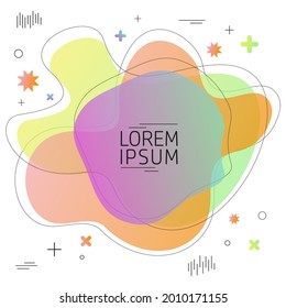 Abstract colorful background art. Vector image.