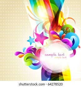 abstract colorful background artwork design