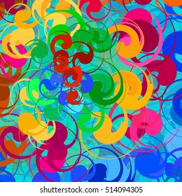 Abstract colorful background, birght vector