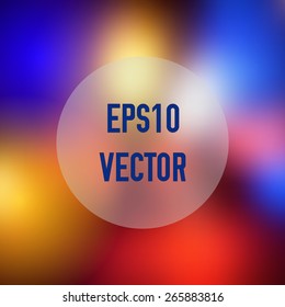 Abstract colorful background with blurred effect. EPS10 vector illustration