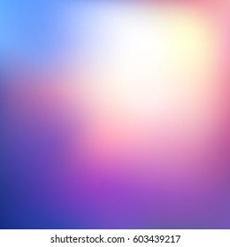 Abstract colorful background. Blurred sunset backdrop. Vector illustration for your graphic design, banner, poster or party flyer.