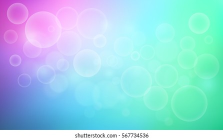 Abstract colorful background with bokeh. Blurred backdrop. Vector illustration for your graphic design, banner, poster