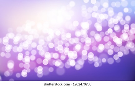 Abstract colorful background and bokeh effect. Beautiful backdrop. Vector illustration for your graphic design, banner, poster, christmas card or website.