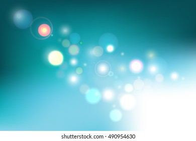Abstract colorful background with bokeh effect Vector illustration