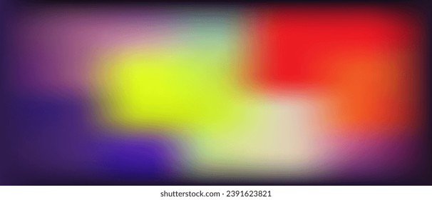Abstract colorful background. Bright colors wallpaper, template, backdrop, modern illustration. Pattern with fluid, liquid purple, yellow, pink, red, orange gradient mesh design. Vector illustration.