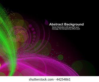 Abstract colorful background with bright sparks. RGB colors.
