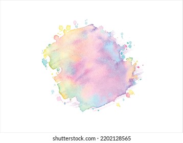 abstract colorful background brush vector