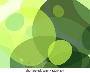 Abstract colorful background with bubbles of different sizes and shapes. Vector illustration