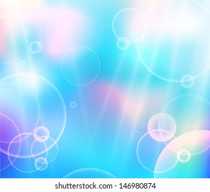 Abstract colorful background with bubbles, illustration for design, Vector