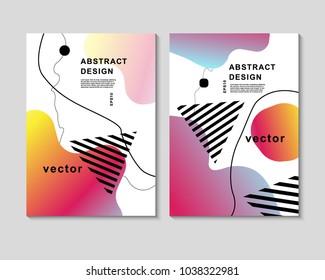 The abstract colorful background. It can be used for posters, card, flyers, brochures, magazines and any kind of cover. EPS 10