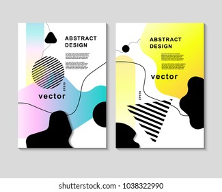 The abstract colorful background. It can be used for posters, card, flyers, brochures, magazines and any kind of cover. EPS 10
