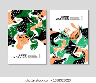 The abstract colorful background. It can be used for posters, card, flyers, brochures, magazines and any kind of cover. EPS 10. Vector