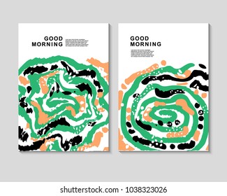 The abstract colorful background. It can be used for posters, card, flyers, brochures, magazines and any kind of cover. EPS 10. Vector