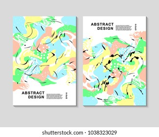 The abstract colorful background. It can be used for posters, card, flyers, brochures, magazines and any kind of cover. EPS 10