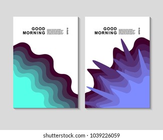 The abstract colorful background. It can be used for posters, card, flyers, brochures, magazines and any kind of cover. EPS 10