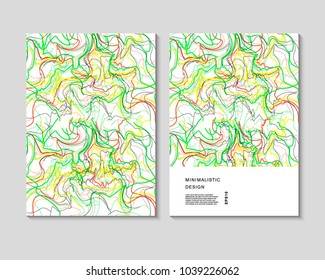 The abstract colorful background. It can be used for posters, card, flyers, brochures, magazines and any kind of cover. EPS 10