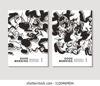 The abstract colorful background. It can be used for posters, card, flyers, brochures, magazines and any kind of cover. EPS 10. Vector