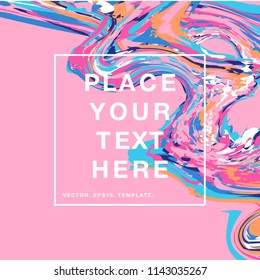 The abstract colorful background. It can be used for posters, cards, flyers, brochures, magazines and any kind of cover. EPS 10. Vector